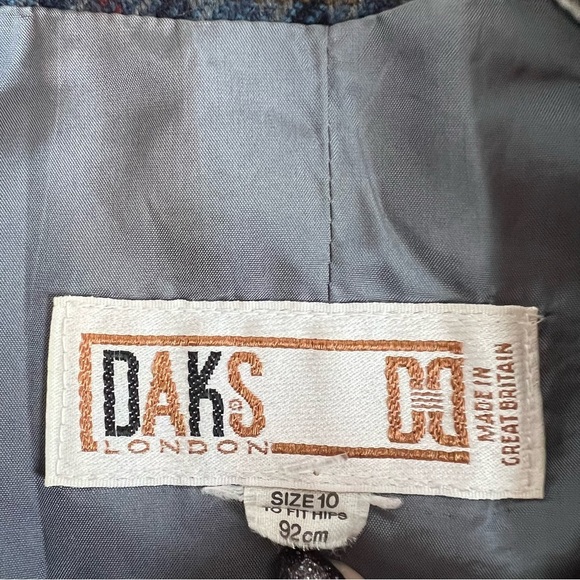 DAKS London Wool Vintage Skirt Small - Picture 3 of 7